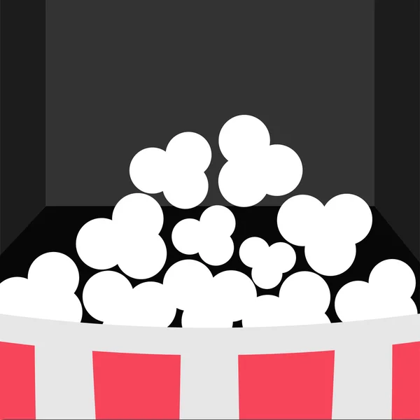 Super Big Popcorn — Stock Vector