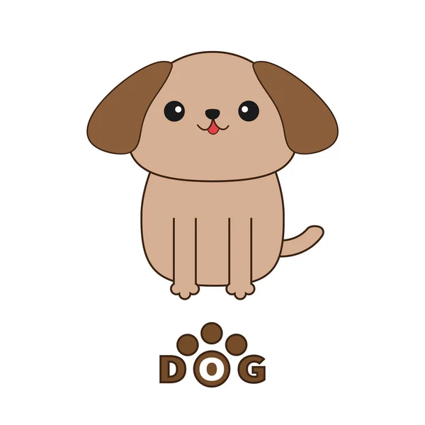 Pequeno cão Shih Tzu — Vetor de Stock