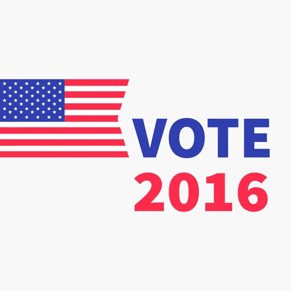 Día de las elecciones presidenciales 2016 — Archivo Imágenes Vectoriales