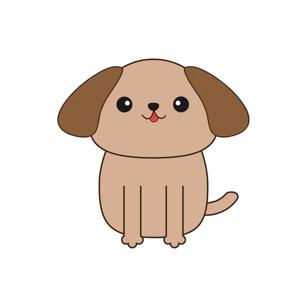 Kleiner shih tzu Hund — Stockvektor