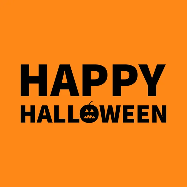 Happy Halloween belettering banner — Stockvector