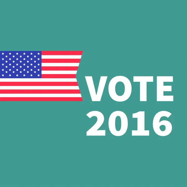 Día de las elecciones presidenciales 2016 — Archivo Imágenes Vectoriales