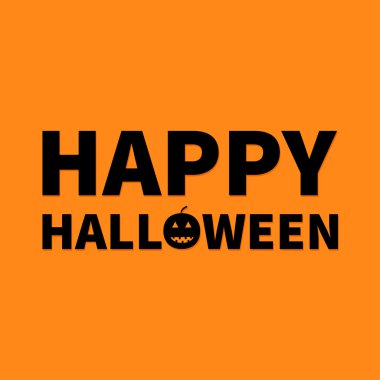 Mutlu Cadılar Bayramı yazı metin afiş