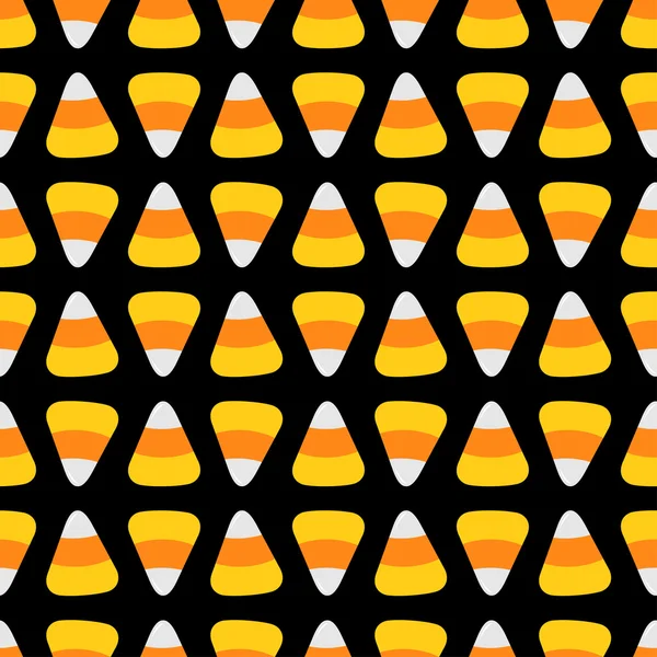 Candy corn Seamless Pattern — Stock Vector