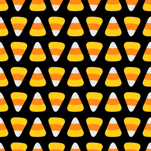 Candy Corn vzor — Stockový vektor