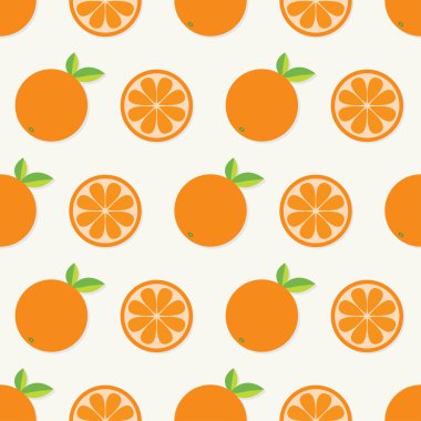 turuncu meyveler kusursuz desen