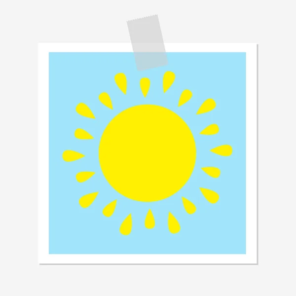 Sun shining icon — Stock Vector