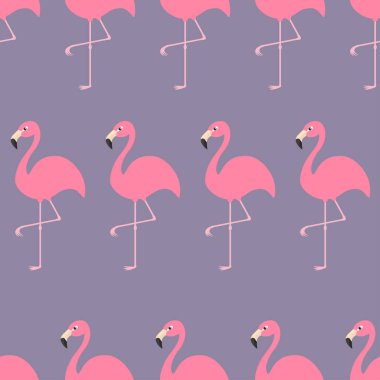 pembe flamingolar desen