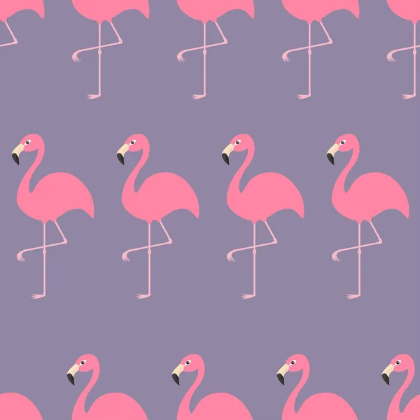 Rosa Flamingos mönster — Stock vektor