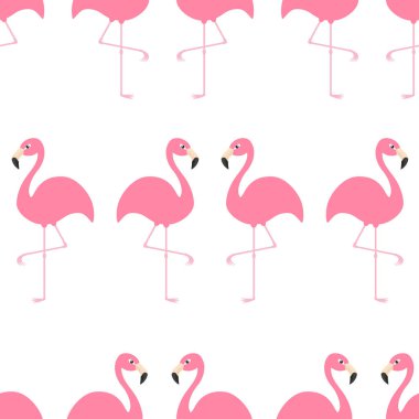 egzotik tropik flamingolar desenle