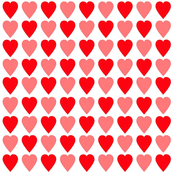 Hearts Seamless Pattern — Stock Vector