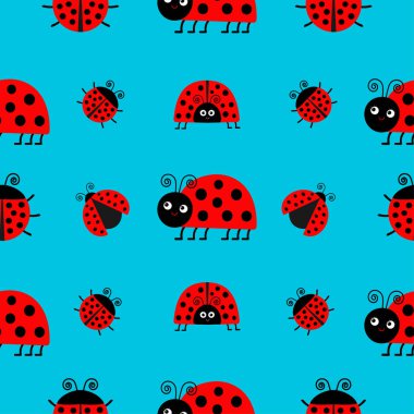 ladybugs seamless modeli