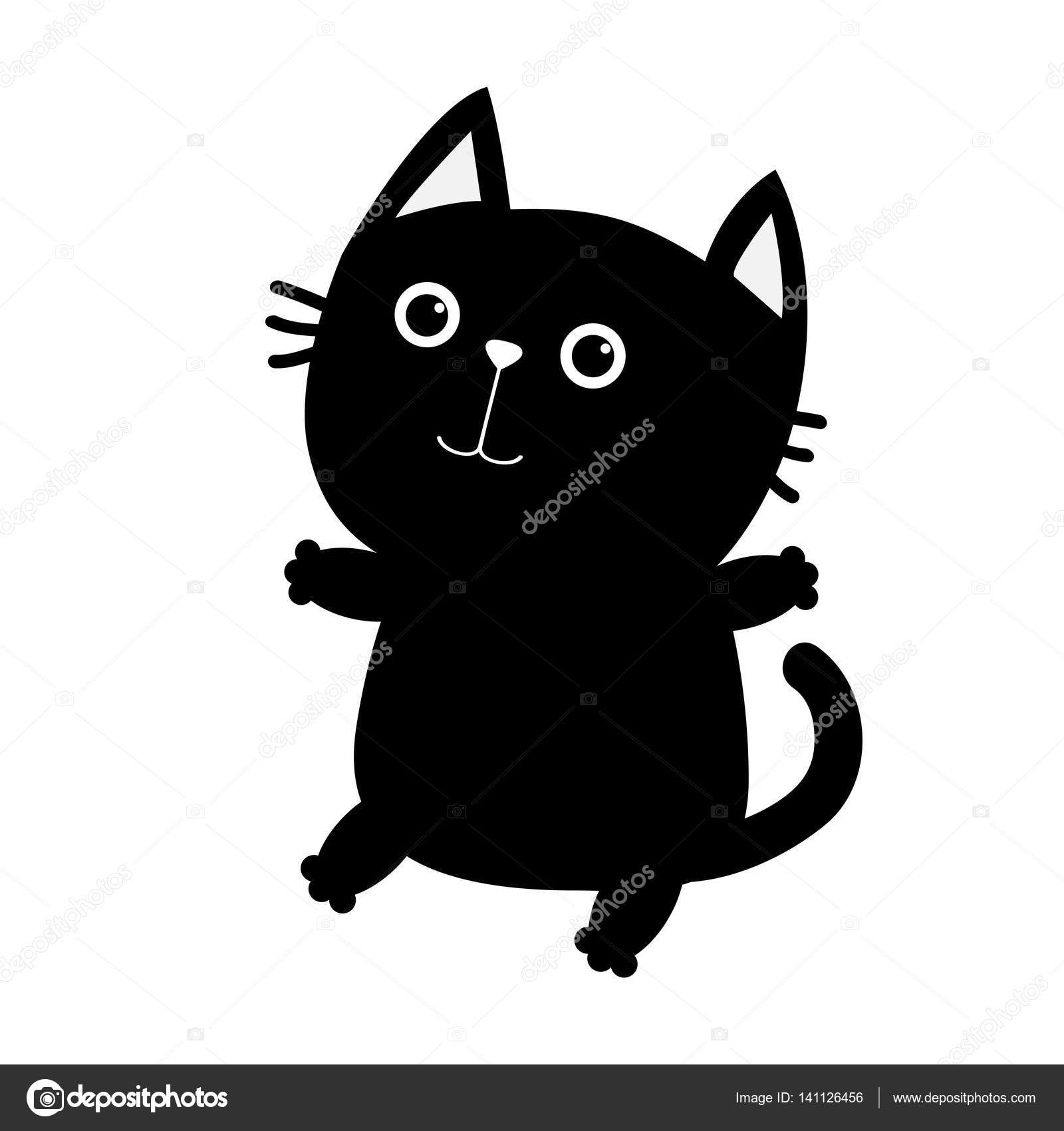 Funny Grumpy Red Cat Icon Vector Stock Illustration - Download