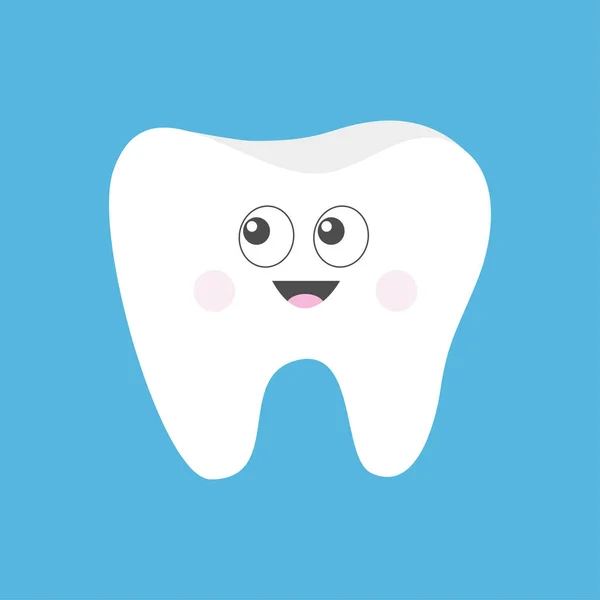 Icône de dent souriante — Image vectorielle