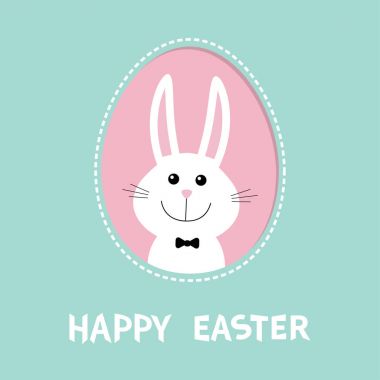 Tavşan yumurta oturan 