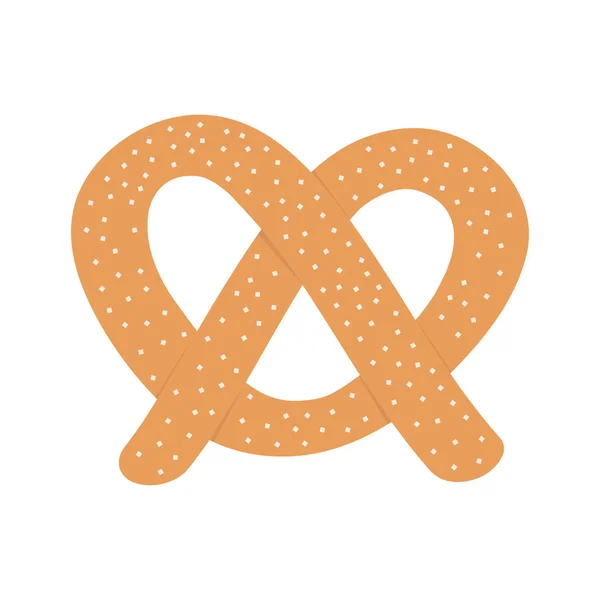 Icono de pretzel suave . — Vector de stock