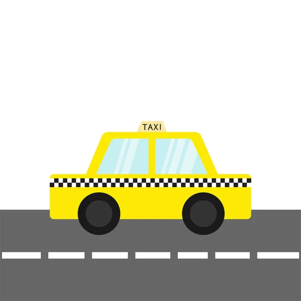 Taxi coche taxi icono . — Archivo Imágenes Vectoriales