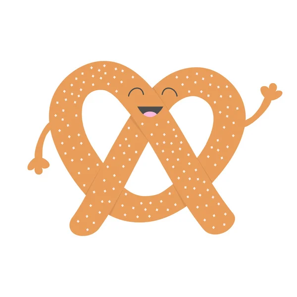 Soft pretzel icon — Stock Vector