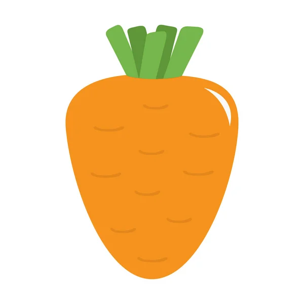 Carrot with leaves icon — Stock Vector