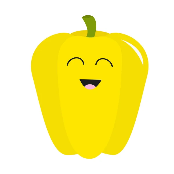 Ícone de pimentão amarelo — Vetor de Stock