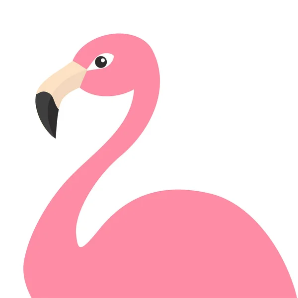 Corpo de flamingo rosa — Vetor de Stock