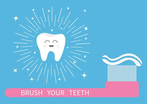 Cepille sus dientes — Archivo Imágenes Vectoriales