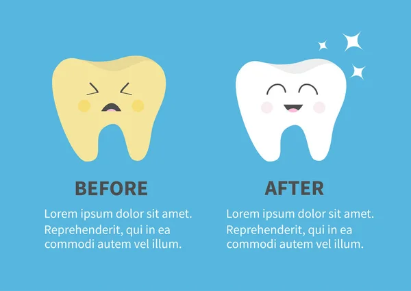 Choro e dentes sorridentes —  Vetores de Stock