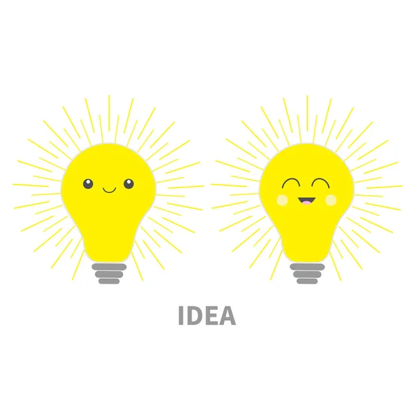 Idée ampoules — Image vectorielle