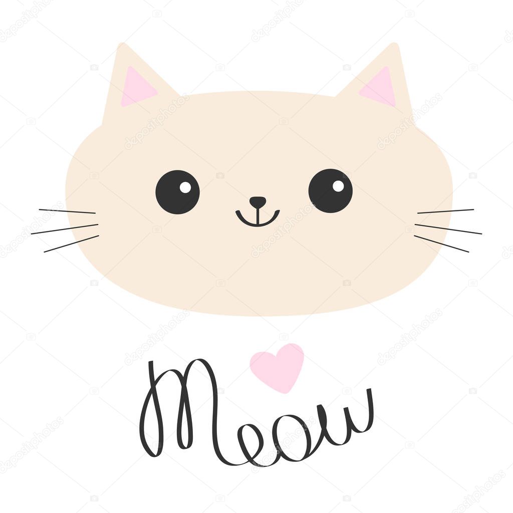 Cute Cat head icon