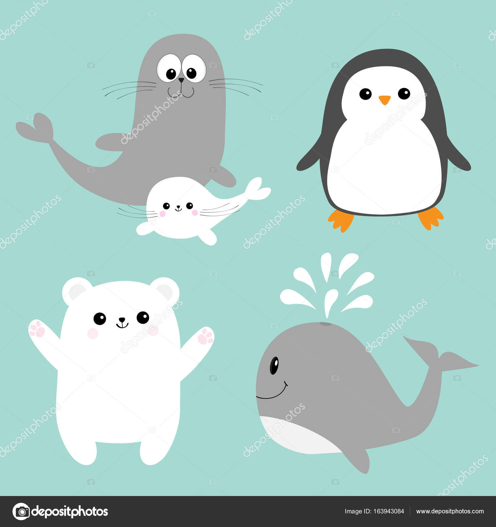 Bebe Phoque Images Vectorielles Bebe Phoque Vecteurs Libres De Droits Depositphotos