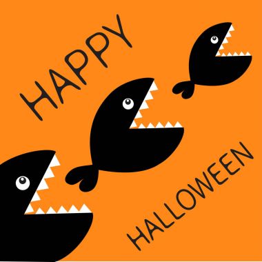 Mutlu Cadılar Bayramı Kartı.