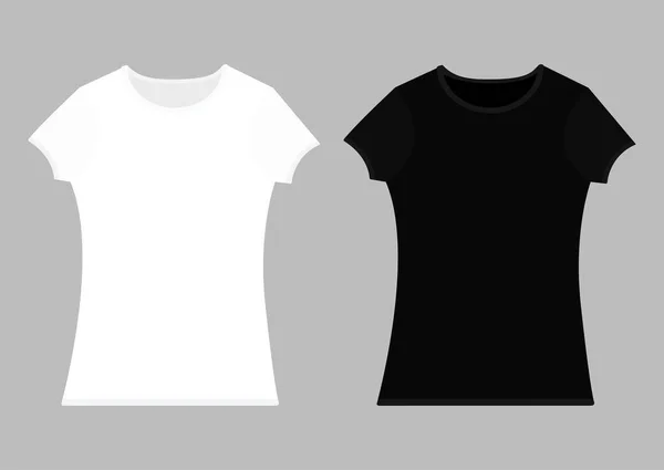 T-shirt template set. — Stock Vector