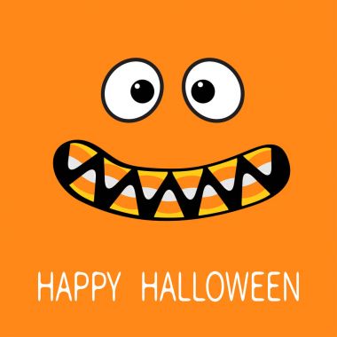 Mutlu Cadılar Bayramı Kartı.