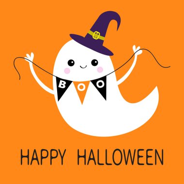 Mutlu Cadılar Bayramı Kartı.