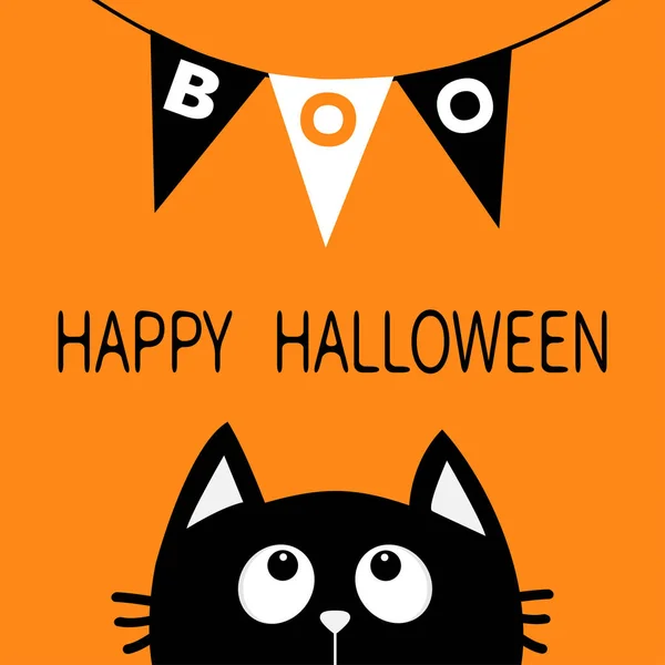 Feliz tarjeta de Halloween. — Vector de stock