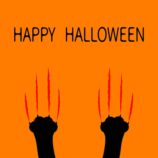 Happy Halloween Karte. — Stockvektor