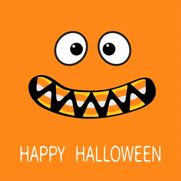 Gelukkige Halloween kaart. — Stockvector