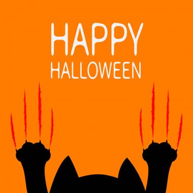 Mutlu Cadılar Bayramı Kartı.