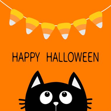 Mutlu Cadılar Bayramı Kartı.