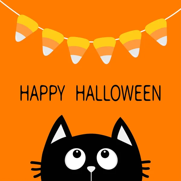 Happy Halloween card. — Stock Vector