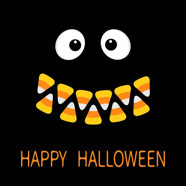 Gelukkige Halloween kaart. — Stockvector