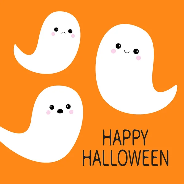 Feliz tarjeta de Halloween. — Vector de stock