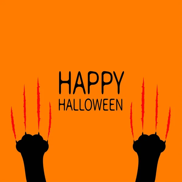 Feliz tarjeta de Halloween — Vector de stock