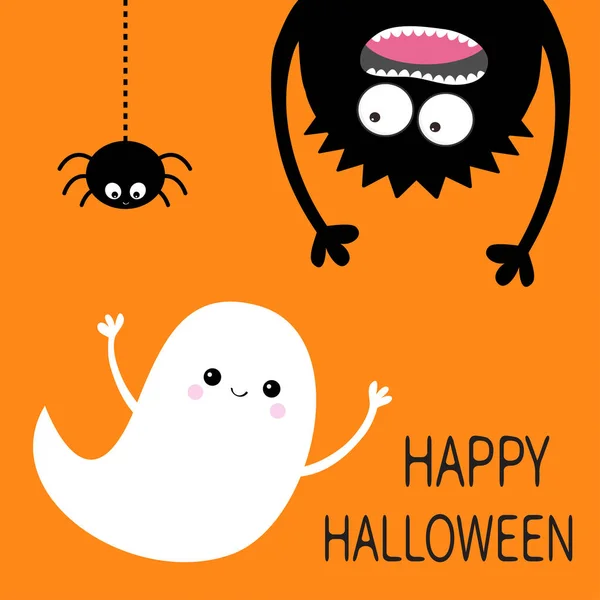 Šťastný Halloween Card — Stockový vektor