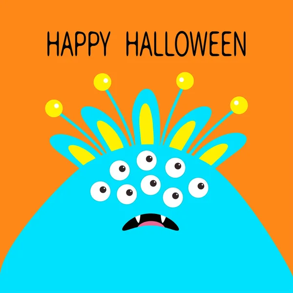 Szczęśliwego Halloween Card — Wektor stockowy