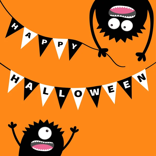 Šťastný Halloween Card — Stockový vektor