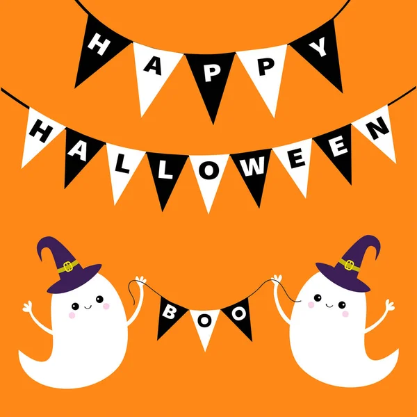 Feliz tarjeta de Halloween — Vector de stock