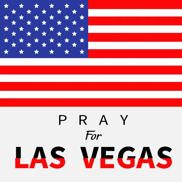 Молитесь за Лас-Вегас — стоковый вектор