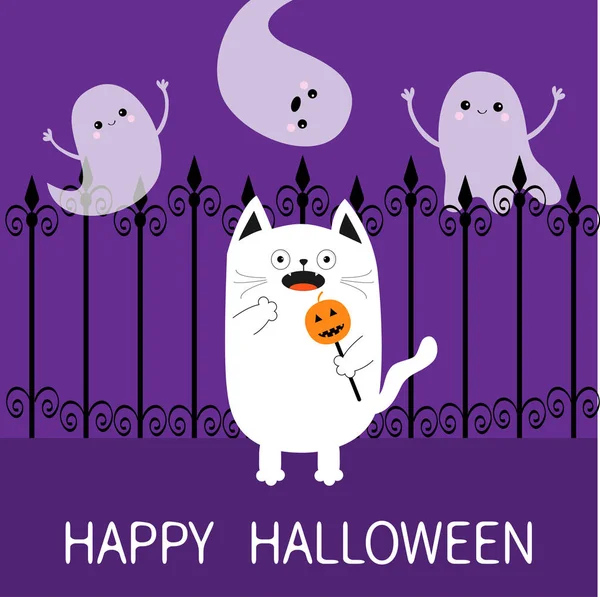 Mutlu Cadılar Bayramı kartı şablonu