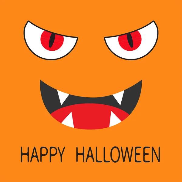 Happy Halloween card template — Stock Vector